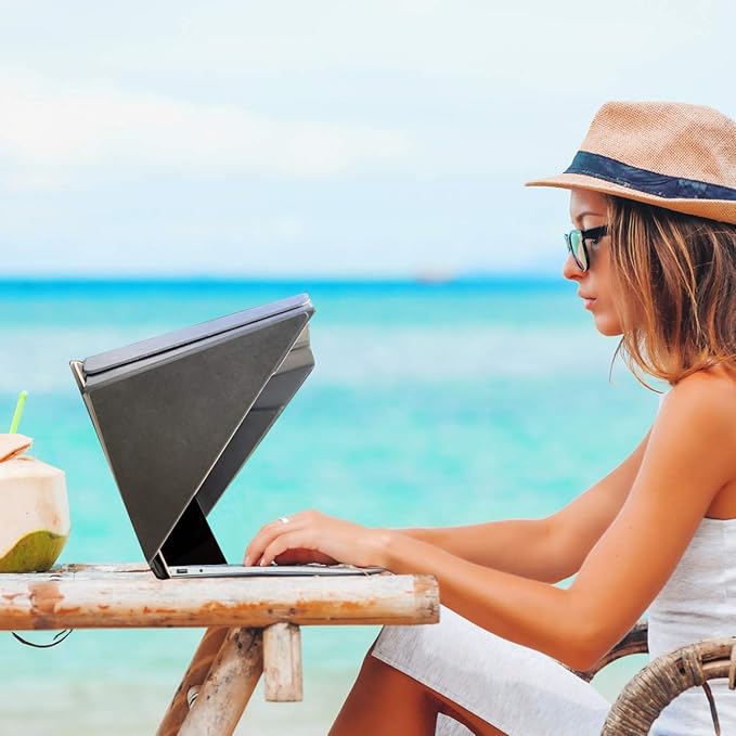 Beat the glare and make the most of summer with a laptop sunshade