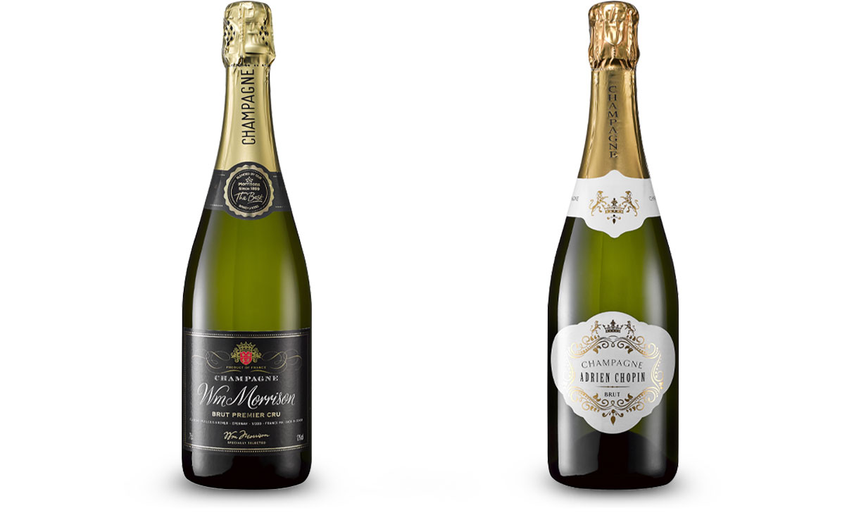 Morrisons own-brand champagne beats luxury brands in taste test