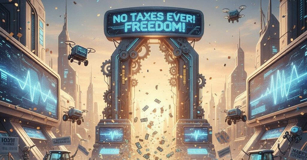 Peter Dawe: “Employees are taxed, robots are not! Ask any economist what the consequence is…”